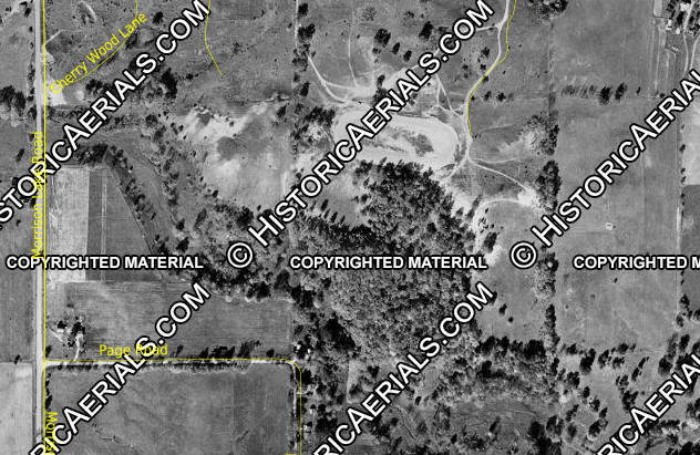 Saranac Speedway - 1955 Aerial